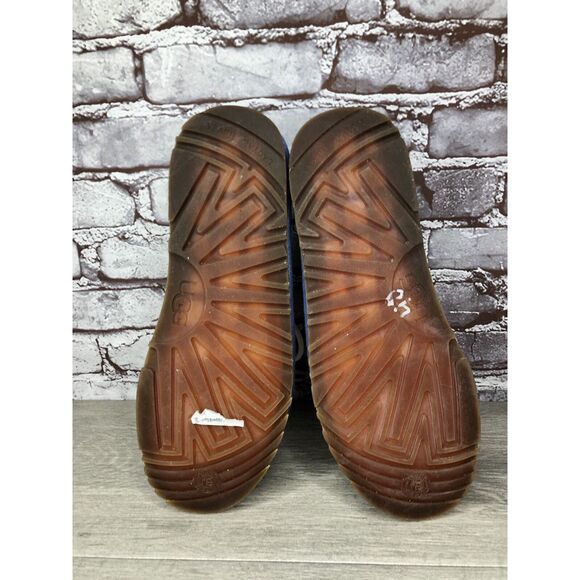 UGG Neumel Blue Fabric Fur WHT Lace Up Chukka Boots Men Sz 43EU/10M US 1117613 main image 6